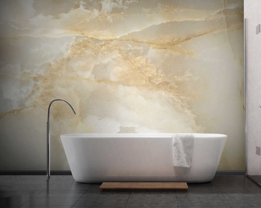 Soft hues blend in natural patterns