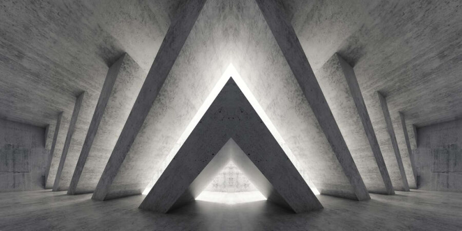 Pièce à structure triangulaire