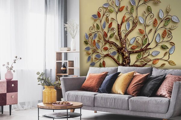 Arbre avec des feuilles colorées Arbre avec des feuilles colorées