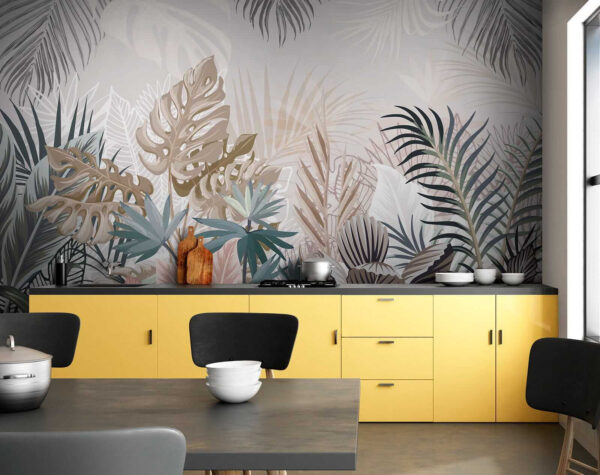 Groupe de plantes avec feuilles Groupe de plantes avec feuilles