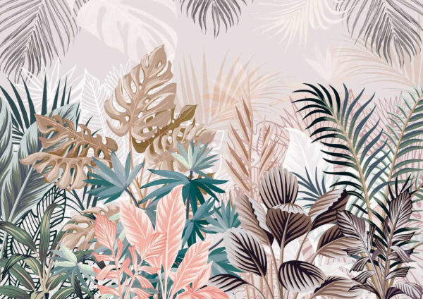Groupe de plantes avec feuilles Groupe de plantes avec feuilles