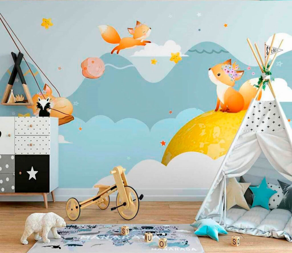 u30386pir2 1024x888 - Dessin humoristique de renards sur une lune - tegory