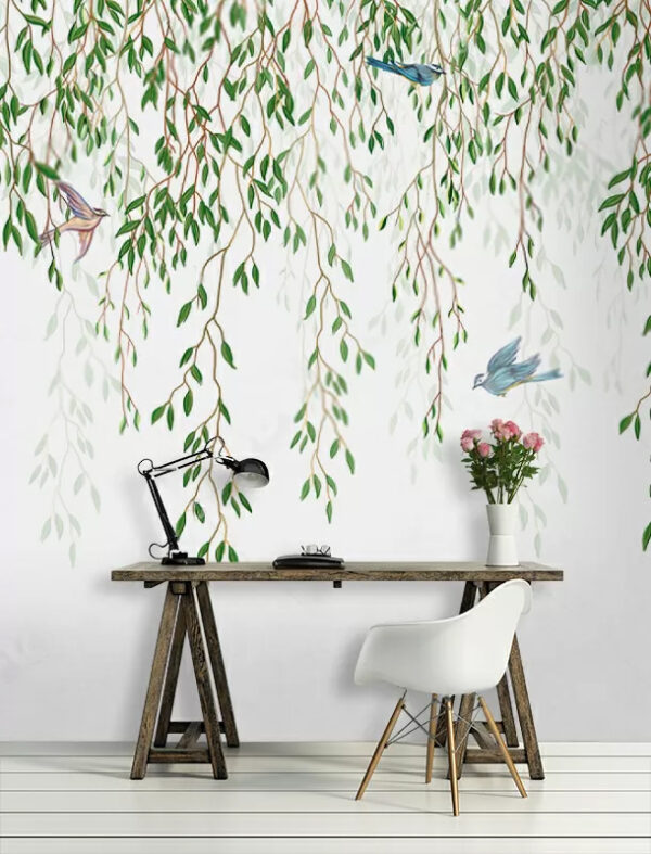 Oiseaux sur une branche d'arbre Oiseaux sur une branche d'arbre