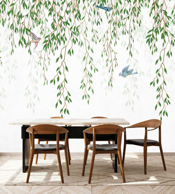 Oiseaux sur une branche d'arbre Oiseaux sur une branche d'arbre