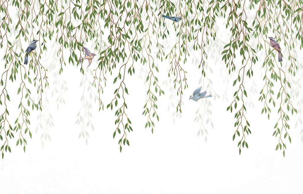 Oiseaux sur une branche d'arbre Oiseaux sur une branche d'arbre