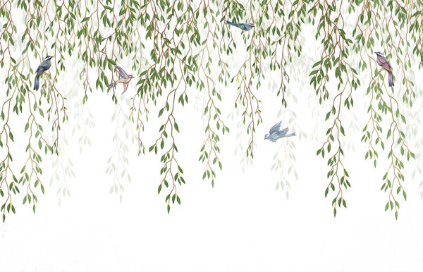 Oiseaux sur une branche d'arbre Oiseaux sur une branche d'arbre