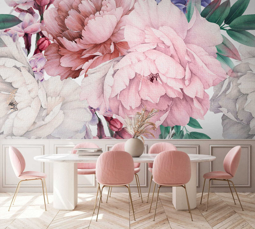 Colorful floral elegance in bloom