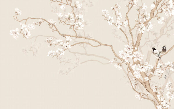 Arbre à fleurs blanches Arbre à fleurs blanches