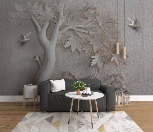 Oiseau volant au-dessus d'un arbre Oiseau volant au-dessus d'un arbre