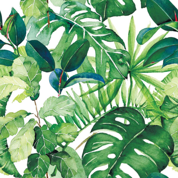 Des feuilles vertes luxuriantes en harmonie Des feuilles vertes luxuriantes en harmonie