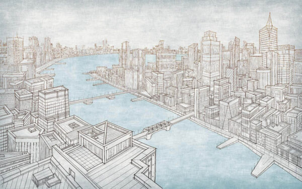 Dessin d'une ville Dessin d'une ville