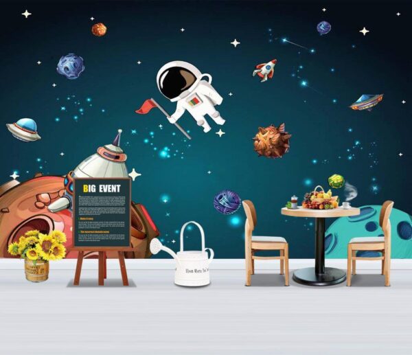 Scène spatiale de dessin animé avec des planètes et des étoiles u13898pir1m 600x517 - Scène spatiale de dessin animé avec des planètes et des étoiles - tegory