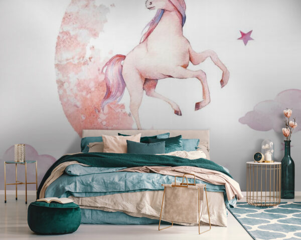 Licorne sur la lune Licorne sur la lune
