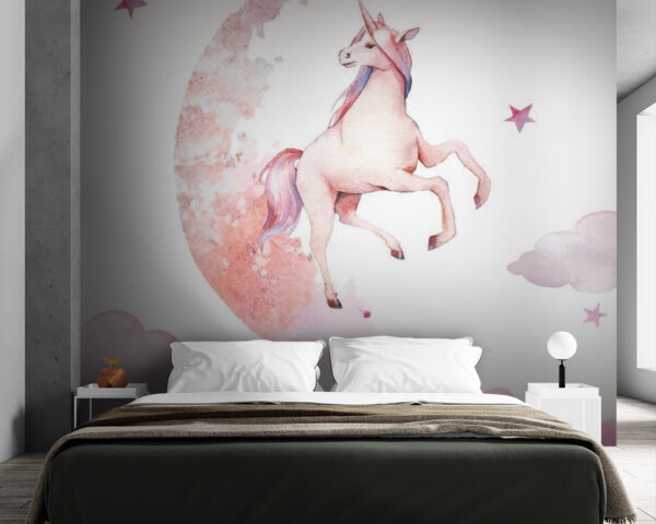 Licorne sur la lune Licorne sur la lune