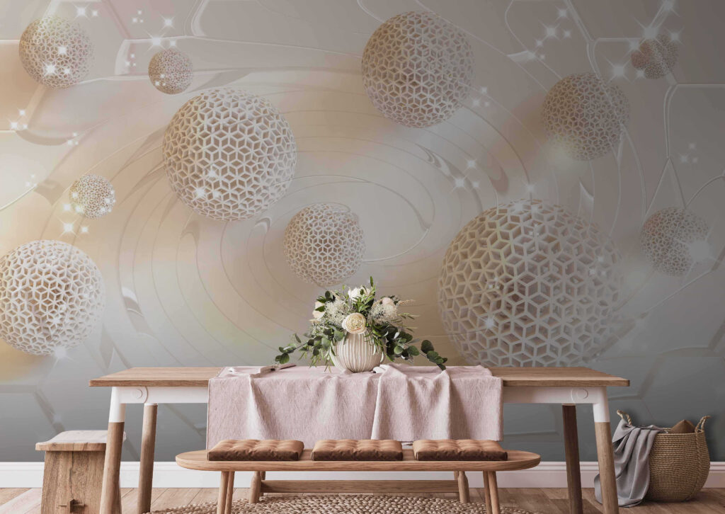 White balls with holes on it White balls with holes on it