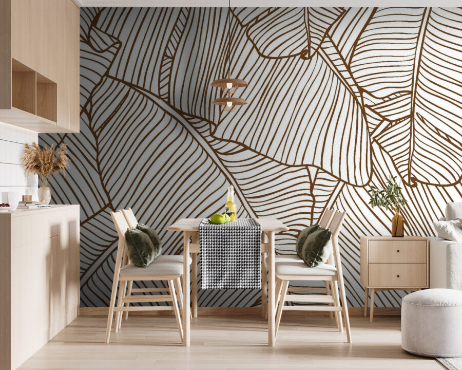 Des motifs naturels d'une élégante simplicité.