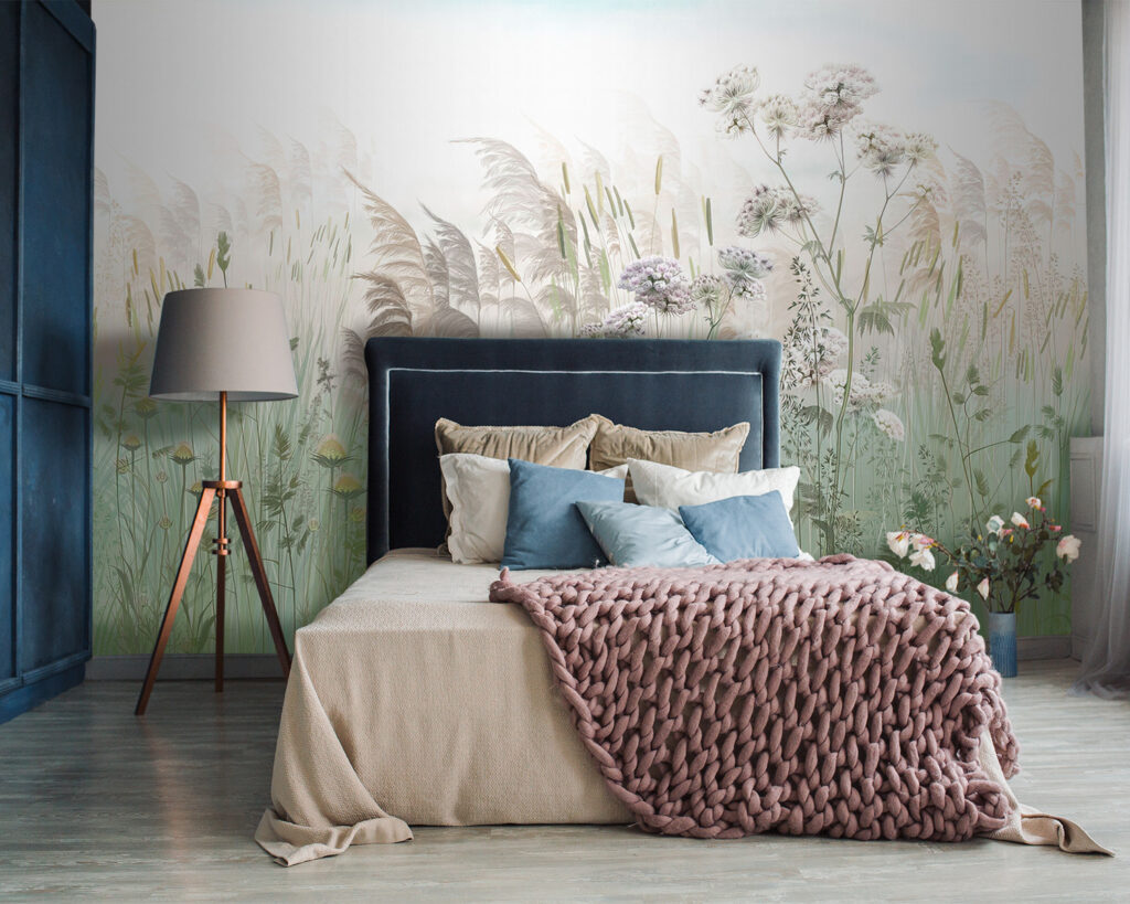 Field of grass and flowers Field of grass and flowers