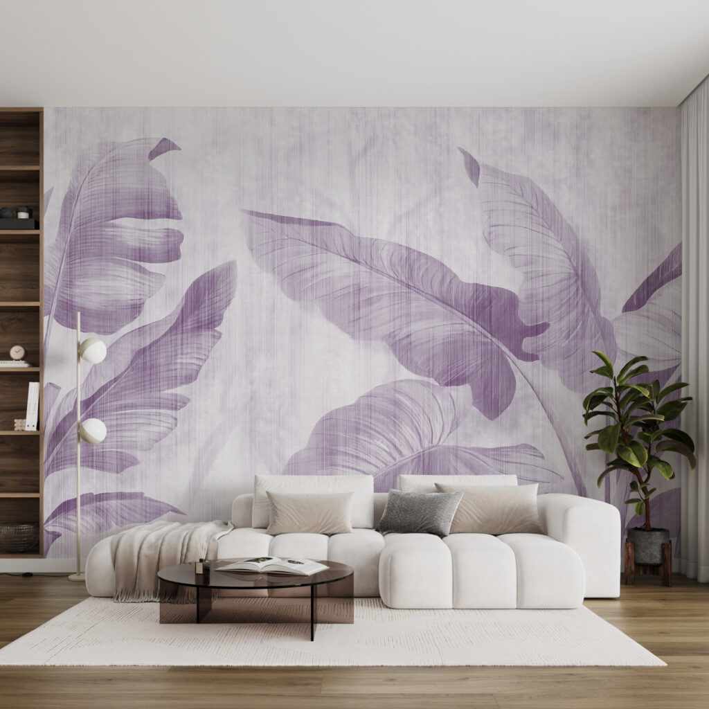 Elegant foliage in soft lavender tones Elegant foliage in soft lavender tones