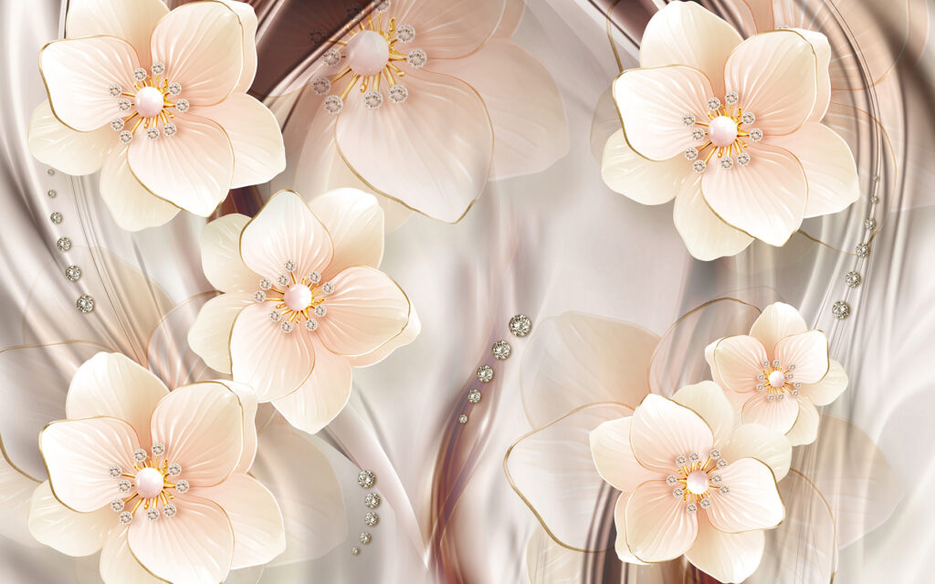 Des fleurs délicates sur une toile de fond douce Des fleurs délicates sur une toile de fond douce