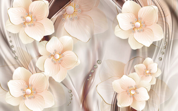 Des fleurs délicates sur une toile de fond douce Des fleurs délicates sur une toile de fond douce