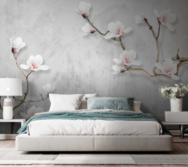 Fleurs blanches sur fond blanc Fleurs blanches sur fond blanc