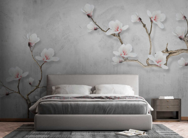 Fleurs blanches sur fond blanc Fleurs blanches sur fond blanc