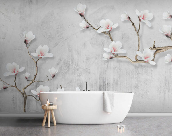 Fleurs blanches sur fond blanc Fleurs blanches sur fond blanc