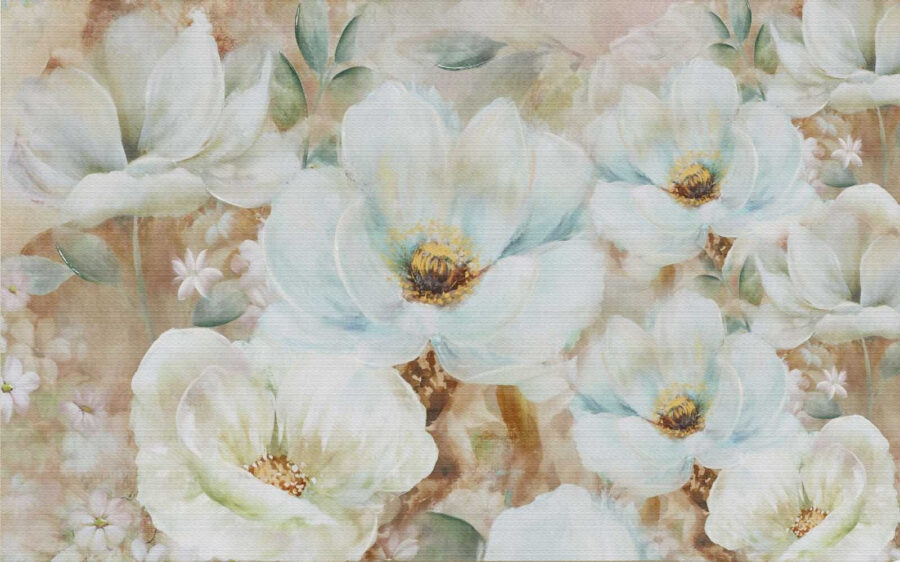 Fleurs délicates dans des tons pastels
