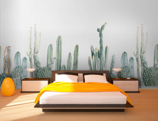 Groupe de cactus sur fond blanc Groupe de cactus sur fond blanc