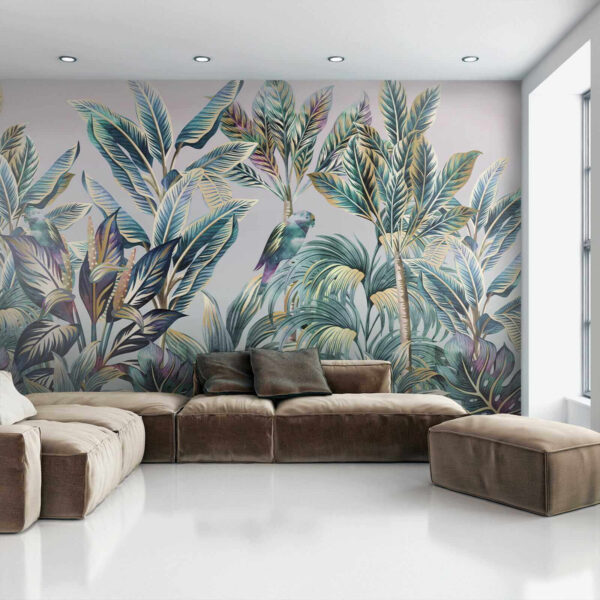 Feuilles tropicales avec oiseaux cachés u09335pig1 600x600 - Feuilles tropicales avec oiseaux cachés
