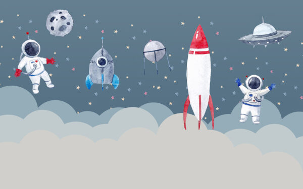 Navettes spatiales et fusées dans le ciel Navettes spatiales et fusées dans le ciel