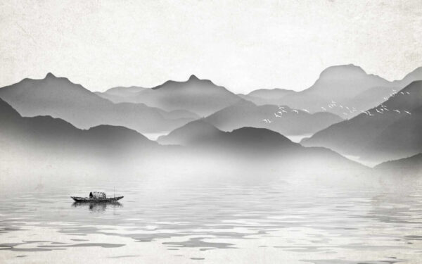 Bateau sur l'eau avec des montagnes en arrière-plan u09842p 600x375 - Bateau sur l'eau avec des montagnes en arrière-plan - tegory