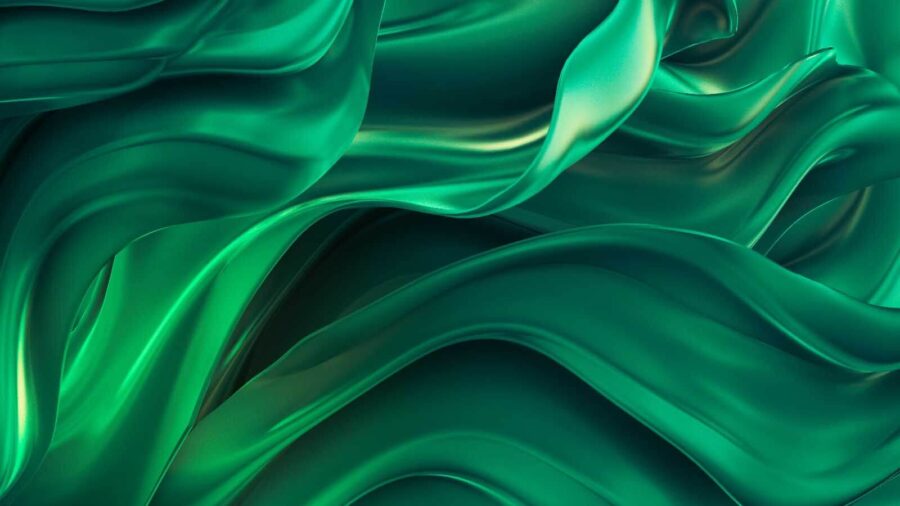 Tissu vert avec plis Tissu vert avec plis