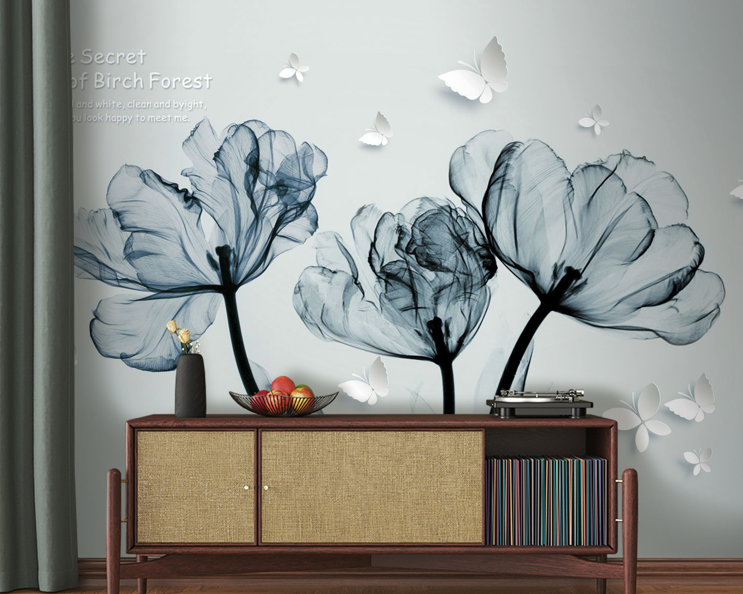 Image de fleurs en noir et blanc u14705pig20m - Image de fleurs en noir et blanc - tegory