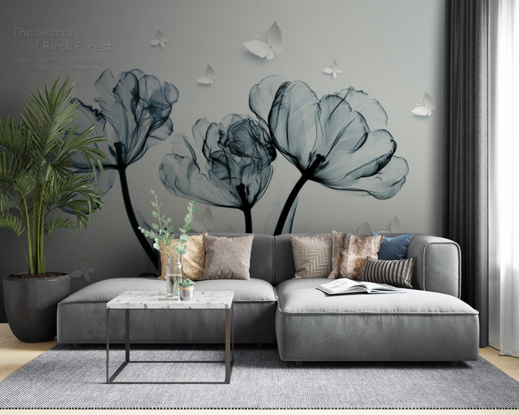 u14705pig53 1024x819 - Image de fleurs en noir et blanc - tegory