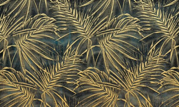 Feuilles tropicales luxuriantes dans un motif élégant Feuilles tropicales luxuriantes dans un motif élégant