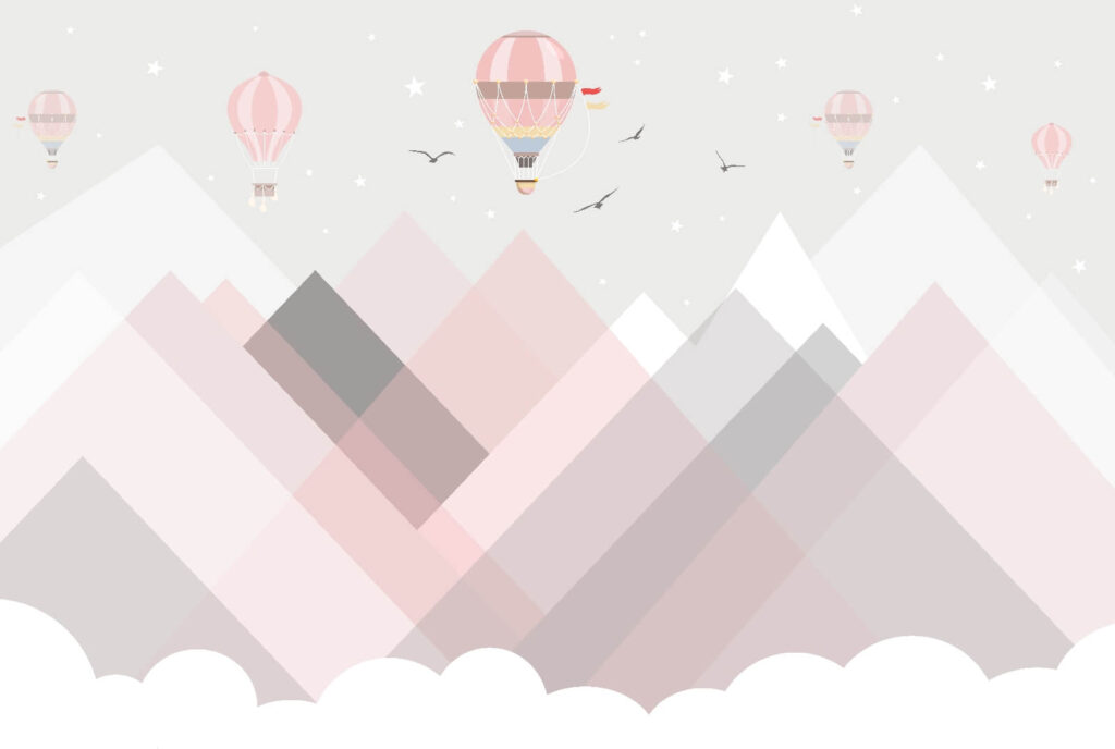 Montgolfières au-dessus des montagnes Montgolfières au-dessus des montagnes