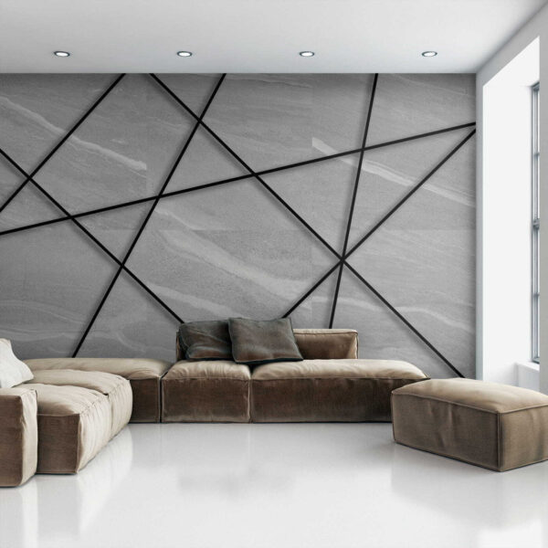 Lignes noires sur une surface blanche Lignes noires sur une surface blanche