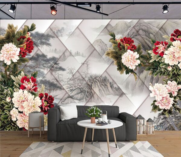 Groupe de fleurs sur fond blanc Groupe de fleurs sur fond blanc