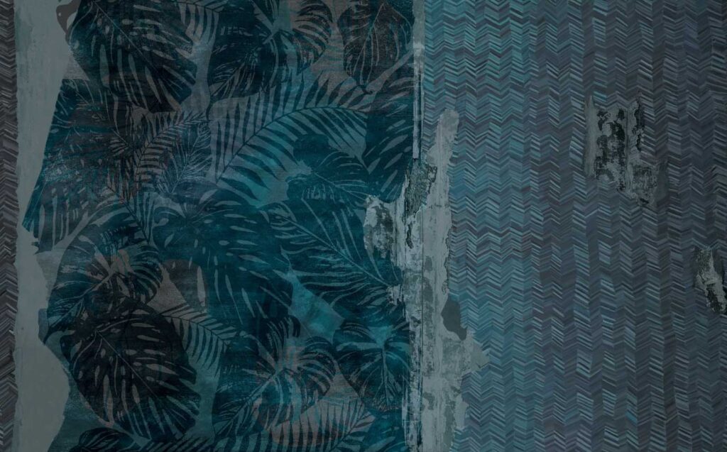 Motif bleu et noir Motif bleu et noir