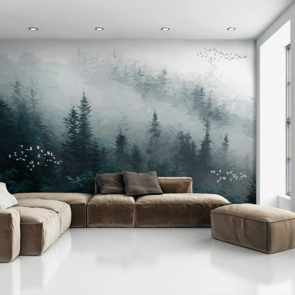 u23921pig1 1024x1024 - Forêt brumeuse avec oiseaux en vol - tegory