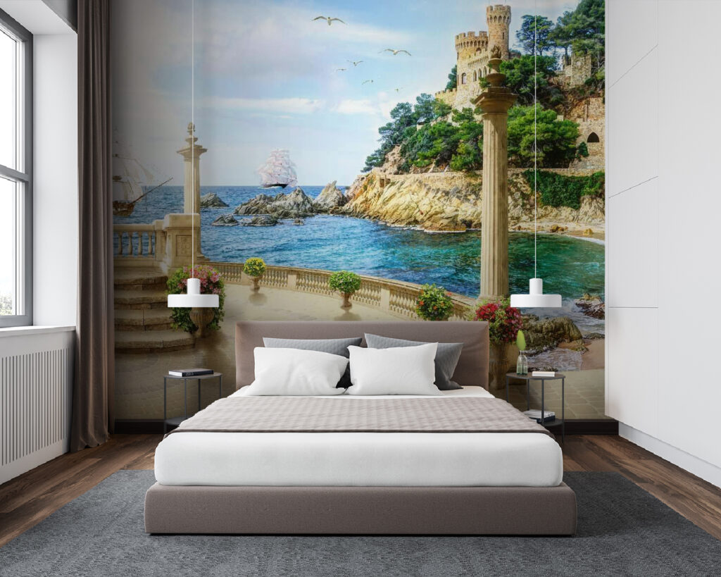 Balcon avec colonnes et fleurs du côté de l'océan u26407pib94m 1024x819 - Balcon avec colonnes et fleurs du côté de l'océan - tegory