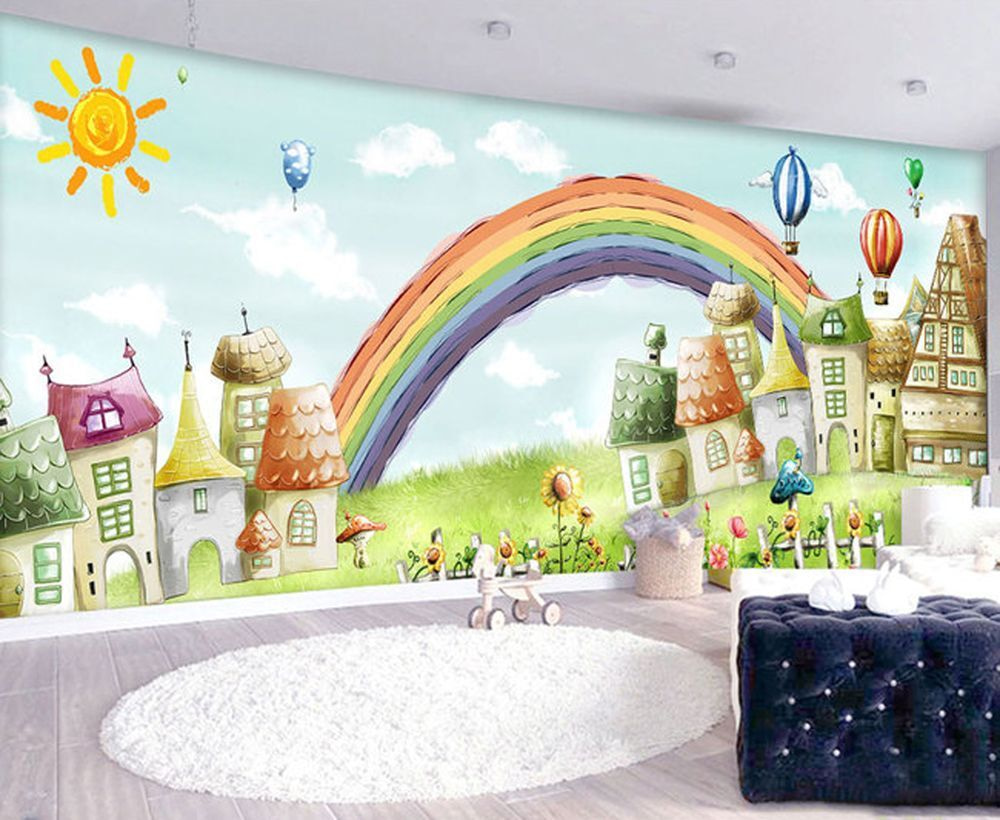 Arc-en-ciel au-dessus d'une maison u26545pir1m - Arc-en-ciel au-dessus d'une maison - tegory