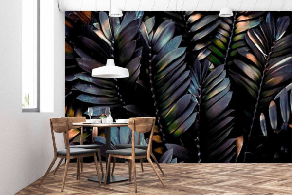 Groupe de feuilles noires Groupe de feuilles noires