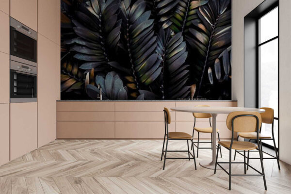 Groupe de feuilles noires Groupe de feuilles noires
