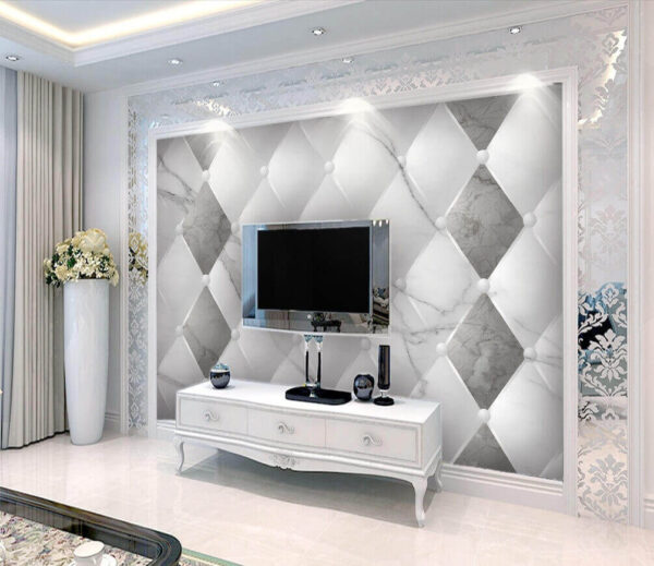 Motif en losange blanc et gris Motif en losange blanc et gris