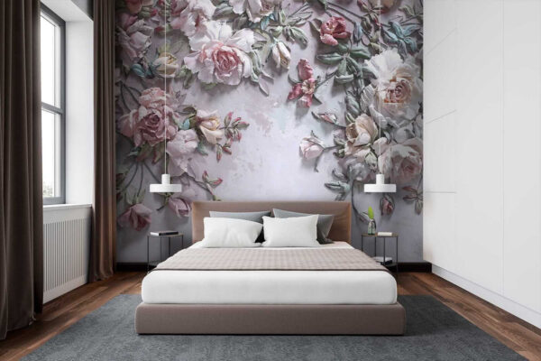 Des fleurs délicates sur une toile douce. Des fleurs délicates sur une toile douce.