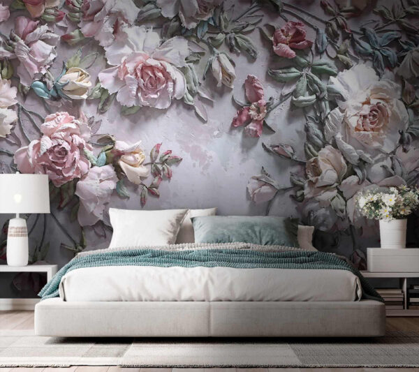 Des fleurs délicates sur une toile douce. Des fleurs délicates sur une toile douce.