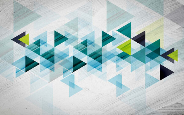 Triangles bleus et verts Triangles bleus et verts