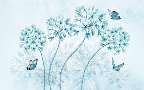Peinture de fleurs et de papillons Peinture de fleurs et de papillons
